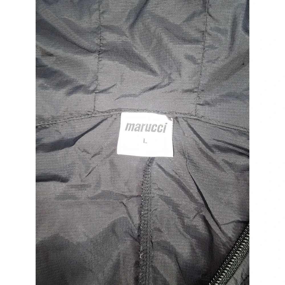🔥 Marucci Black And White Wind Breaker Size L 🔥 - Picture 4 of 6